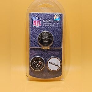 Houston Texans Team Golf Logo Cap Clip With Two Magnetic Markers